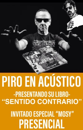 Piro en acústico -Presentando su Libro- “Sentido Contrario” (Presencial)