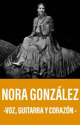 Nora González -Voz, Guitarra y Corazón-