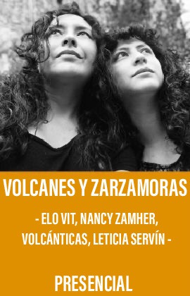 Volcanes y Zarzamoras -Elo Vit, Nancy Zamher, Volcánticas y Leticia Servín-