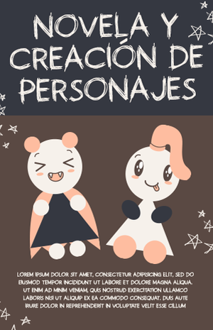 Taller de novela y creación de personajes