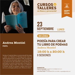 Taller de Poesía: Para crear tu libro de poemas